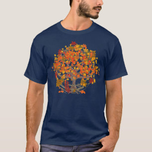 Natuur Forest Autumn Tree Colorful Leaves Herfst T-shirt