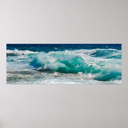 Natuur Fotografie Beach Ocean Tide Poster (Voorkant)