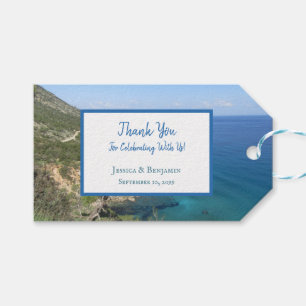 Natuur Fotografie mediterrane Zee Weddenschap Cadeaulabel