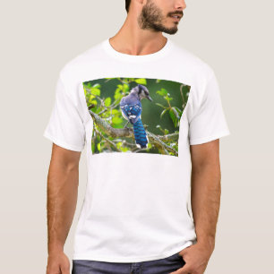 Natuur Fotografie Shy Blue Jay Apparel Giften T-shirt