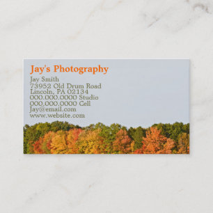 Natuur Fotografie Visitekaartjes