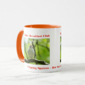 Natuur Fotografieschip Sparrow Birder Mok (Voorkant links)