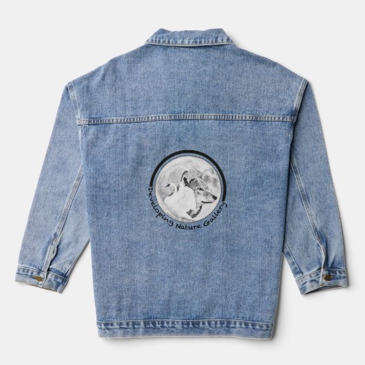 Natuur Galerij Logo ontwikkelen Denim Jacket (Achterkant)