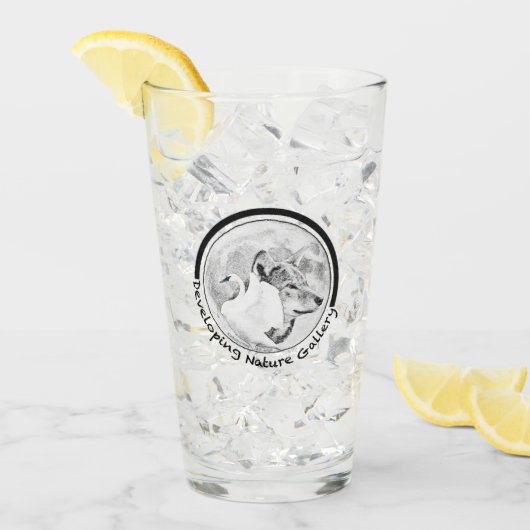 Natuur Galerij Logo ontwikkelen Glas (Voorkant ijs)