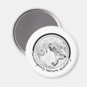 Natuur Galerij Logo ontwikkelen Magneet (Voorkant / Achterkant)