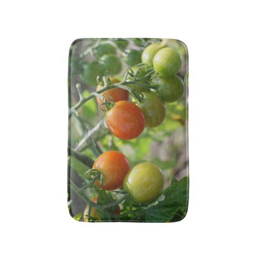 Natuur Garden Cherry Tomaten Badmat (Voorkant Verticaal)