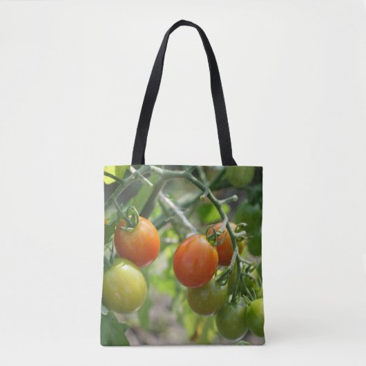 Natuur Garden Cherry Tomaten Draagtas (Voorkant)