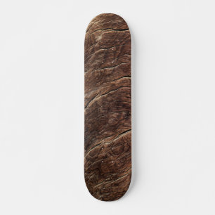Natuur gebrand hout skateboard