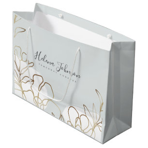 Natuur Geïnspireerd Bloemen Papieren Zak Groot Cadeauzakje