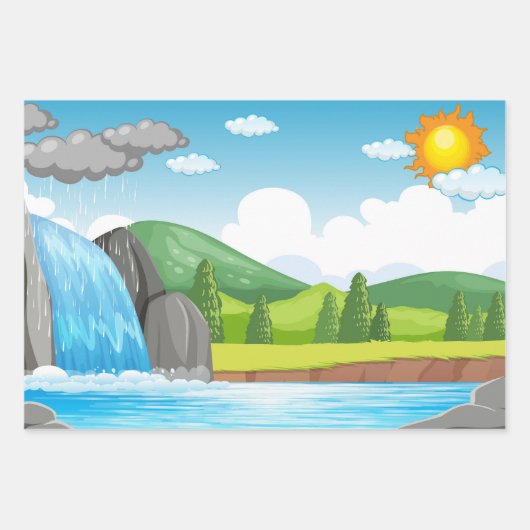 Natuur-geïnspireerd inpakpapier (Voorkant)