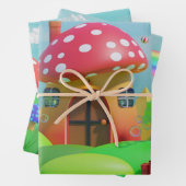 Natuur-geïnspireerd inpakpapier vel (In situ)