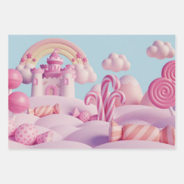 Natuur-geïnspireerd inpakpapier vel