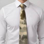 Natuur-geïnspireerd ontwerp Stropdas