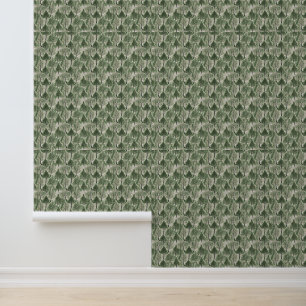 Natuur-geïnspireerd patroon behang
