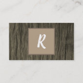 Natuur geïnspireerd Visitekaartje voor beheerders (Achterkant)