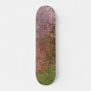 Natuur geïnspireerde Abstracte alcoholinkt Skateboard