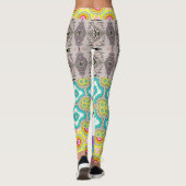 NATUUR-GEÏNSPIREERDE DESIGNER COLLAGE LEGGINGS (Achterkant)