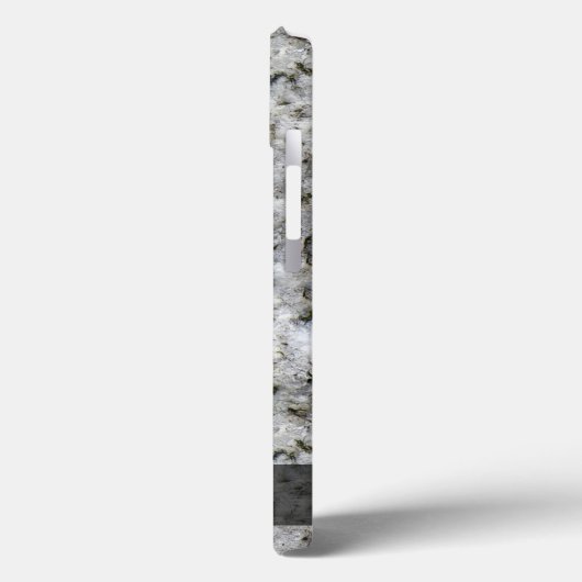 Natuur Geologie Rock Textuur Custom Name Case-Mate iPhone Case (Achterkant / Links)