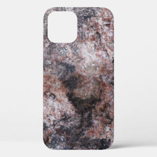 Natuur Geologie Rozeachtige Rots Textuur iPhone 12 Hoesje