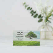 Natuur gepersonaliseerd visitekaartje (Staand voorkant)