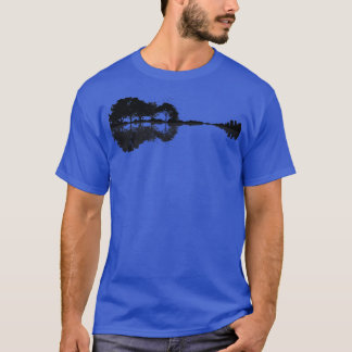 Natuur gitaar Zwart T-shirt