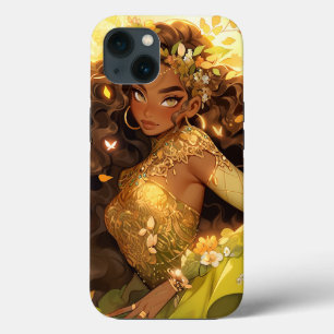 Natuur Godin Afro-Amerikaanse Fantasy Art iPhone 13 Hoesje