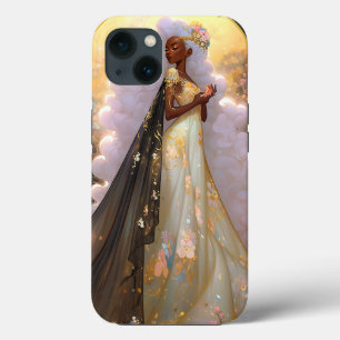 Natuur Godin Afro-Amerikaanse Fantasy Art iPhone 13 Hoesje