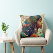 Natuur Godin Kunst Kussen (Stoel)