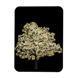Natuur Golden Tree Originele kunst Magneet