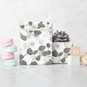 Natuur groene eucalyptus Leaves Illustration Cadeaupapier