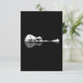 Natuur Guitar Bedankkaart (Staand voorkant)