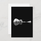 Natuur Guitar Bedankkaart (Voorkant / Achterkant)