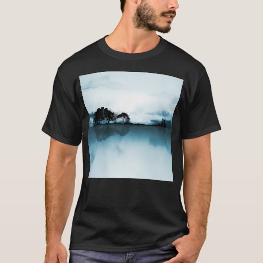 Natuur Guitar Blues T-shirt (Voorkant)