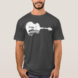 Natuur Guitar Reflection Environmentalist T-shirt