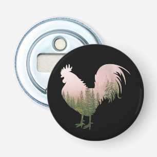 NATUUR HAAN KIP BOSSTIJL BUTTON FLESOPENER