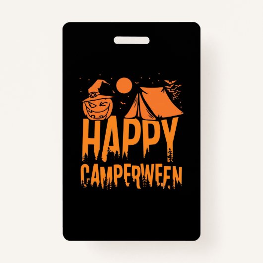 Natuur Halloween Camper Badge (Voorkant)