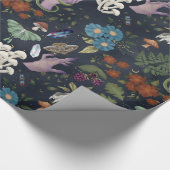 Natuur heks cadeaupapier (Hoek)