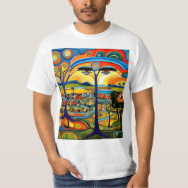 Natuur horloges t-shirt