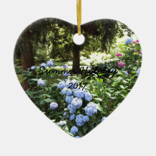 Natuur Hydrangea Floral Trees Fotografie Keramisch Ornament
