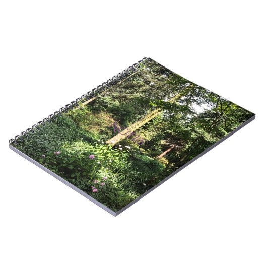 Natuur Hydrangea Wood Trees Fotografie Notitieboek (Linkerzijde)