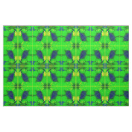 Natuur in Lime Green Fabric 2 Stof