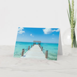 Natuur Inspiratie Kristal Clear Ocean Pier Kaart