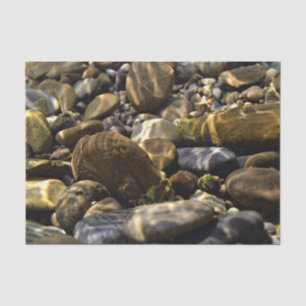 Natuur-inspiraties Sun beams onder water Rocks Tissuepapier