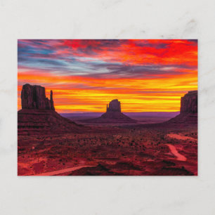 Natuur Inspirations Mountain Valley, Utah Briefkaart