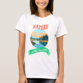 Natuur is mijn Therapie T-shirt (Voorkant)