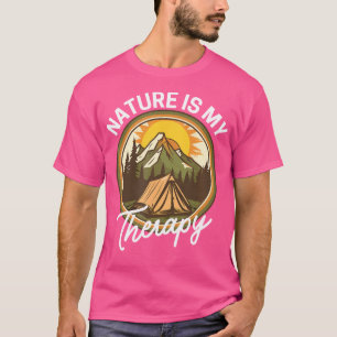 Natuur is mijn therapie t-shirt