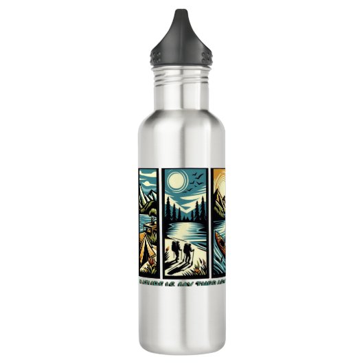 Natuur is mijn therapie waterfles  (Links)