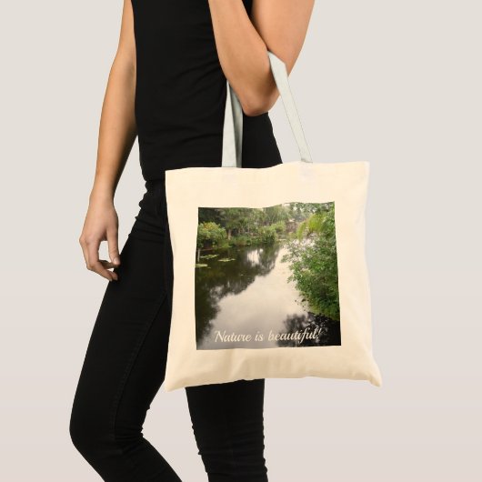Natuur is mooi: een oud thema tote bag (Voorkant (product))