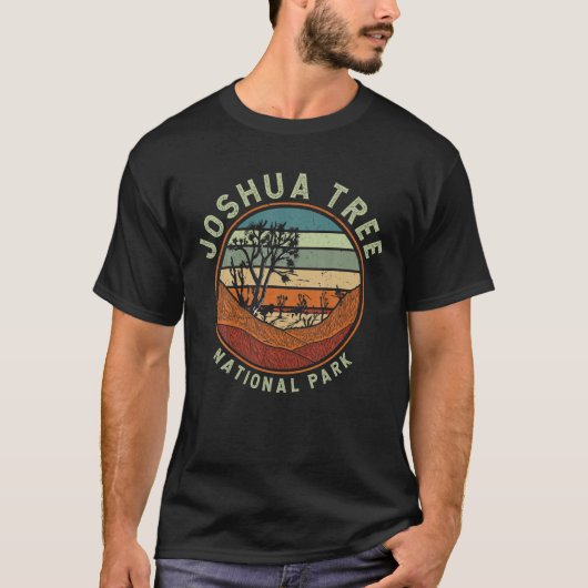 Natuur Joshua Tree National Park Vacking T-shirt (Voorkant)