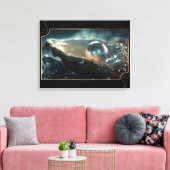 Natuur Juwelen Oesterparels Canvas Afdruk (Insitu (Woonkamer))